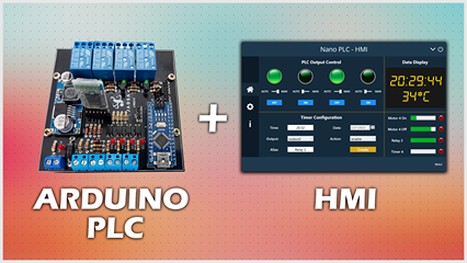 Programmable Logic Controller with Arduino